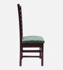 Stride Teak Wood Dining Chairs In Brown Colour (Set of 2)