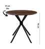 Viren Dining Table In Black Colour