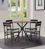 Viren Dining Table In Black Colour