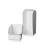 White Color Set of 2 Storage Basket