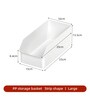 White Color Set of 2 Storage Basket