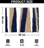 Stripe Blue Microfiber 16x24 Inches Super Soft Bath Mat