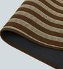 Stripe Blue Polyester Bath Mat