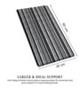 Stripe Blue PVC 16x24 Inches Anti Skid Door Mat