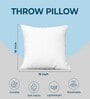 White Stripe Cushion Filler 16x16 Inch Pack of 2