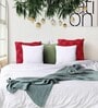 White Stripe Cushion Filler 16x16 Inch Pack of 2