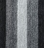 Black Stripe Microfiber 4X6 Ft Carpet