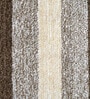 Brown Stripe Microfiber 4X6 Ft Carpet