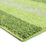 Green Stripe Microfiber 4X6 Ft Carpet