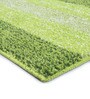 Green Stripe Microfiber 6X9 Ft Carpet