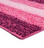 Pink Stripe Microfiber 6X9 Ft Carpet