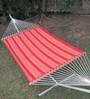 Striped Fabric Hammock in Red Colour