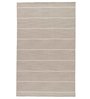 Beige Wool Stripe 9 x 12 Feet Hand Woven Carpet