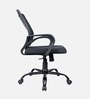 Stroke Breathable Mesh  Ergonomic Chair In Black Colour