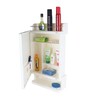 Strong & Heavy Rich Look Plastic Bathroom Cabinet with Mirror Ivory