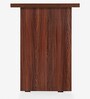 Strongman Writing Table With Oxford High Back Chair (Combo) in Brown & Black Finish