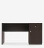 Strongman Premium Desk And Milan High Back Chair (Combo) In Brown & Black