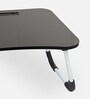 Stud Portable Laptop Table in Walnut Finish