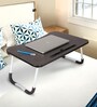 Stud Portable Laptop Table in Walnut Finish