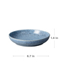 Denby Studio  Blue 440 Ml Stoneware 1 Pc  Dinner Bowl