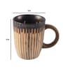 Studio Glazed 240ml Beige & Brown Ceramic (Set of 2) Coffee Mug