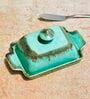 Studio Pottery Ceramic Butter Dish With Lid 