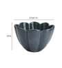 Studio Blue Pottery 900ml Flower Blue Ceramic  Serving Bowl