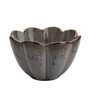 Studio Pottery 900ml Flower Brown Ceramic Serving Bowl