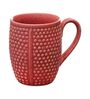 Studio Pottery Glazed 300ml Red (Set of 2) Ceramic Coffee Mug
