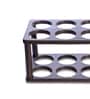 Studio Premium Faux Leather Wine Rack | Modern Vertical/Horizontal 6-Bottle Wine Holder