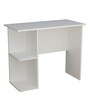Seoul Writing Table in Frosty White Finish
