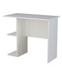 Seoul Writing Table in Frosty White Finish