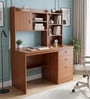 Studora Brown Colour Desk In Walnut Finish