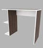 Elegant Multipurpose Study Table in White Colour & Natural Finish