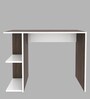 Elegant Multipurpose Study Table in White Colour & Natural Finish