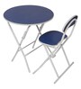 Kids Metal Activity Table in Blue Colour With Chair