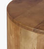 Stump Solid Wood Side Table In Natural Finish