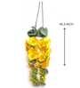 Stunning Artificial Hollyhock Flower Bunch with 10 Flower Heads  (Yellow)