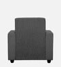 Stuttgart Fabric 1 Seater Sofa in Charcoal Grey Colour