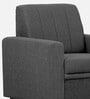 Stuttgart Fabric 1 Seater Sofa in Charcoal Grey Colour