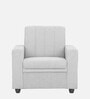 Stuttgart Fabric 1 Seater Sofa in Grey Colour