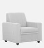 Stuttgart Fabric 1 Seater Sofa in Grey Colour