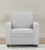 Stuttgart Fabric 1 Seater Sofa in Grey Colour