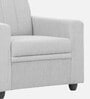 Stuttgart Fabric 1 Seater Sofa in Grey Colour