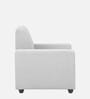 Stuttgart Fabric 1 Seater Sofa in Grey Colour