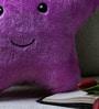 Purple Velvet 12 x 12 inch Star Shaped Cushion