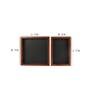 StyleWood Black & Brown Sheesham Wood (Set of 2) Tray Set
