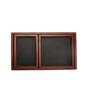 StyleWood Black & Brown Sheesham Wood (Set of 3) Tray Set
