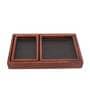 StyleWood Black & Brown Sheesham Wood (Set of 3) Tray Set