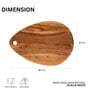 StyleWood Drop Shaped Chopping Board or Wooden Platter